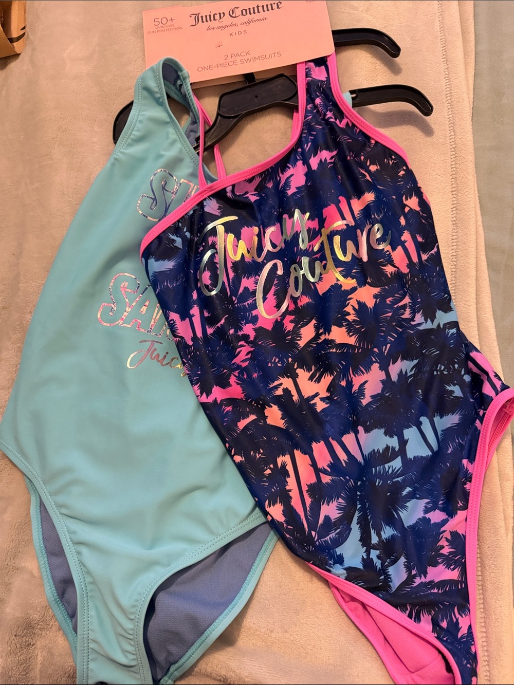 Juicy Couture Pink and Blue Kids Swimsuit